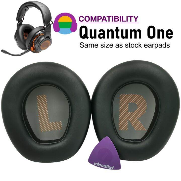 misodiko Ear Pads Cushions Replacement for JBL Quantum One Q1 Gaming ...