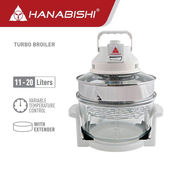 Hanabishi Turbo Broiler / Convection Oven with Exrender HTB130 Lazada PH