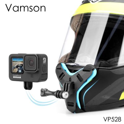 Go pro Helmet Attachment Iphone Chest Mount for GoPro Hero 10 9 8 SJCAM Insta360 Motorcycle Helmet Accessories VP528