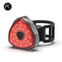 ✢♝┋ PCycling Bicycle Riding Bike Lights Intelligent Light Sensing Brake Tail Light Cycling Light USB Charging LED Bicycle Light