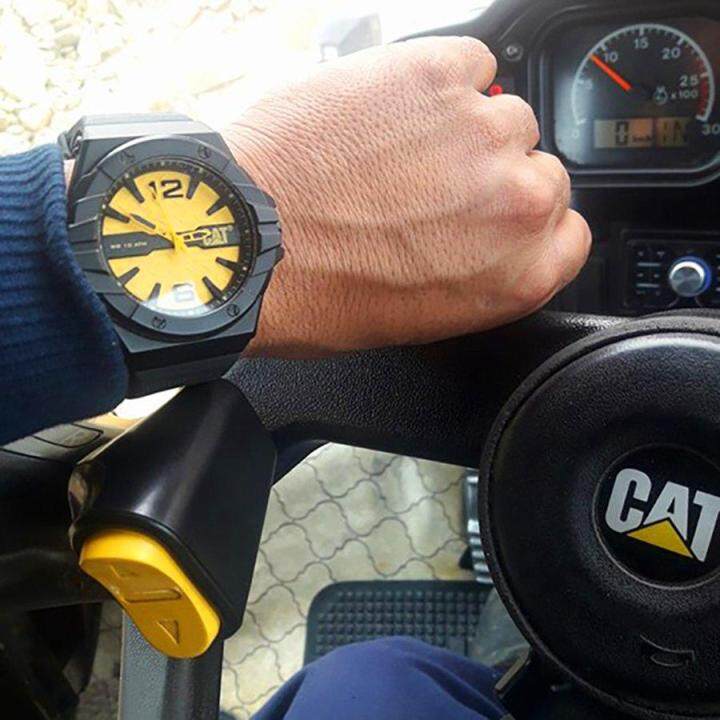 cat-watches-le-111-21-137t-spirit-ii-limited-edition-ผลิตเพียง999เรือน-ไทยแลนด์-รัชกาลที่10-สายยางสีดำ-black-yellow-แถมฟรีเสื้อโปโลสีเหลือง1ชิ้น-รับประกันศูนย์1ปี