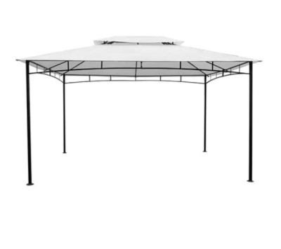 Tent/marquee/gazebo,size 400x300x270 cm. - Steel, polyester - Beige, black