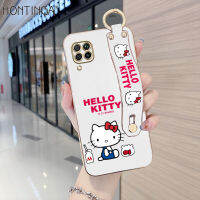 Hontinga เคสโทรศัพท์สำหรับ Huawei Nova 9 SE 7i Nova 7 SE Nova7 7 Pro,เคสการ์ตูนน่ารักลาย Hello Kitty กันกระแทกด้านหลังเป็นเลนส์เต็มตัวที่ป้องกันกล้องโปร่งใสเคสแข็งสำหรับเด็กผู้หญิง