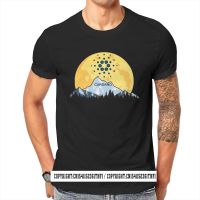 Cryptocurrency Crypto Miner Cardano ADA To The Moon T Shirt Harajuku Male Graphic Tshirt Loose Crew Neck Men Clothes XS-6XL