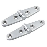 2PCS Stainless Steel 316 Strap Hinge 25x100mm Mirror Polish Stainless Steel Hinges Marine Boat Hardware Accessories