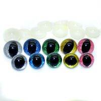 10sets 12-30mm Shinning Plastic Safety Stuffed   glitter Nonwovens for CatDragonFrog Puppet Amigurumi Dolls eye