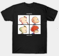 2023 New TV Rugrats Chuckie graphic design print tee mens cotton O-neck Short sleeve T-Shirt Valentines Day gift