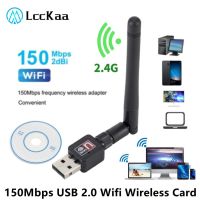 LccKaa Mini USB WiFi Adapter 150Mbps External Wireless LAN Network Card WiFi Antenna Dongle 802.11n/g/b for PC Laptop Desktop  USB Network Adapters