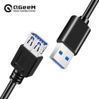 QGeeM USB 3.0 Extension Cable Male to Female USB3.0 Cable Extension Male Female For Computer Samsung Flash Drive Hdd