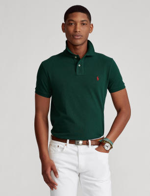 Polo Ralph Lauren POLO เสื้อโปโล  รุ่น MNPOKNI1N820493 สี 300 GREEN