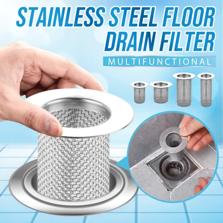 Multifunctional Stainless Steel Floor Drain Filter Bathroom Kitchen