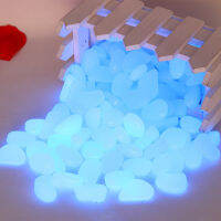 1PCS 50PCS 100PCS ก้อนกรวดสวน Glow หินก้อนหินหินเรืองแสงสวนสนามหญ้า Yard Decor A2F5