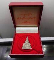 พระพุทธโสธร เนื้อเงินพ่นทราย รุ่นประวัตศาสตร์ 80 ปี กรมตำรวจ 2538 นิยม หายาก พร้อมกล่องเดิม รับประกันแท้