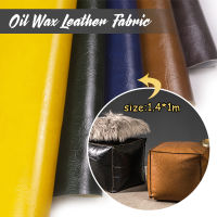 100*140cm PU Leather Fabric Soft Oil Wax Leather Diy Clothes Cushion Sofa Chair Cover Luggage Upholstery Handcraft Supplies