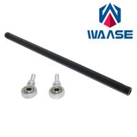 waase 240mm Black Motorcycle Universal Gear Shift Linkage Shifter Link Rod with Rod End Bearing For Racing Rearset Footrests