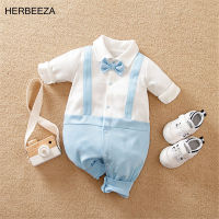 Newborn Baby Clothes Gentleman Jumpsuit For Kids Boys Clothing 100 Cotton Baby Boy Overalls Patchwork brother Outfits 0-18month