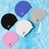 Adults Silicone Swimming Caps Men Women Long Hair Waterproof Swim Pool Cap Ear Protect Large Diving Hat Water Sports Accessories Swim Caps