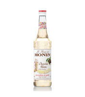 Monin White Chocolate syrup 700 ml น้ำเชื่อมแต่งกลิ่น น้ำเชื่อม ไซรัป โมนิน เบเกอรี่ น้ำผลไม้ อุปกรณ์เบเกอรี่ คาเฟ่ ค็อกเทล