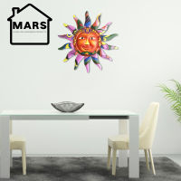 MARS Stylish Metal Sun Wall Art Decor Hanging Vivid Handmade Painting Home Decoration For Home Garden