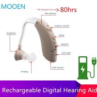 ▪ 2020 New Cheap Rechargeable Hearing Aid Mini Device Ear Amplifier Digital Hearing Aids BTE Elderly Ear Care Hearing Amplifier