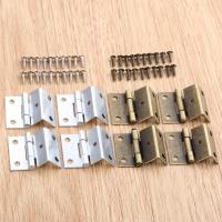 4Pcs 25x15x12mm Cabinet Hinge Door Luggage Furniture Jewelry Wood Boxes Vintage Chinese Old Hinge Furniture Decoration