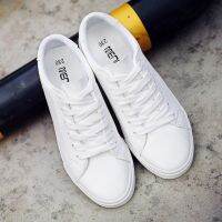 ashion White Shoes Lace Up Breathable Casual Canvas Sneaker Street