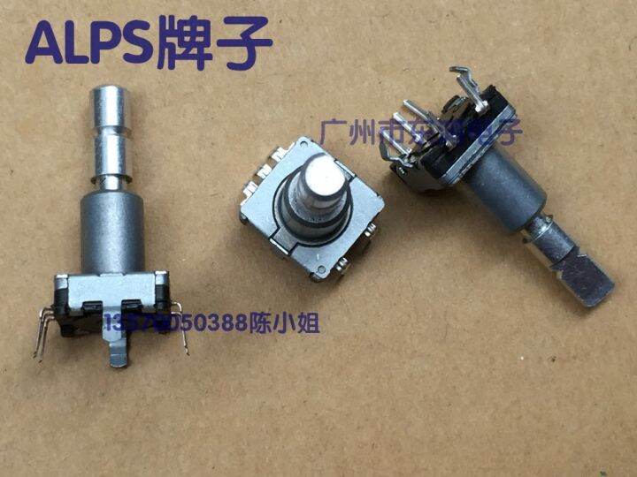 1pcs ALPS Alps type EC11 encoder with switch non positioning 15 pulse