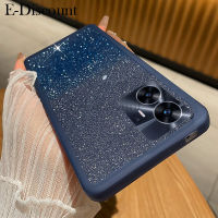 ใหม่เคสโทรศัพท์สำหรับ Realme C55ฝาครอบกล้องปกป้องกึ่งซิลิโคนเนื้อนิ่มโปร่งใสกันกระแทกแป้งแวววาวสวยงามสำหรับเคส Realme C55