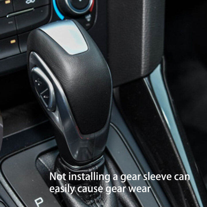 Carbon Look Gear Shift Knob Cover For Ford EcoSport Escape Fusion CMax