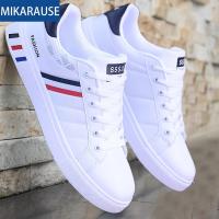 CODaith62sfe Mikarause White Casual Shoes Men Leather Sneakers Male Comfort Sport Running Sneaker Man Tenis mocassin Fashion Breathable Shoes