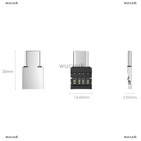 wucuuk Electronics Blowing Witkitty 2 ชิ้น USB-C 3.1 Type C ชายกับหญิง USB OTG อะแดปเตอร์แปลงสำหรับดิสก์ U