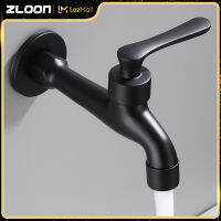 ZLOON สำหรับเครื่องซักผ้าก๊อกน้ำยาวสีดำยาว14มม. สระว่ายน้ำไม้ถูพื้นสแตนเลส304ปากก็อกน้ำในบ้านท่อเชื่อมสี่จุดวาล์วฉากกันระเบิดเกรดสูงในตัวปลอดภัยและดีต่อสุขภาพ [รับประกันฟรี1ปี]