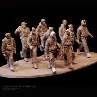 1/35 Resin Soldier model kits figure colorless and self-assembled （10 pcs）A-1364