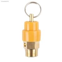 卐 1PC Air Compressor Safety Relief Valve 1/4 3/8 1/2 Brass For Air Compressor Pressure Release Regulator