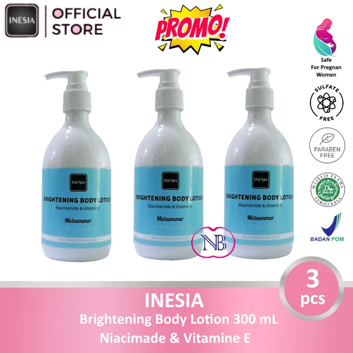 Inesia Brightening Body Lotion Midsummer 300ML /Body Lotion With