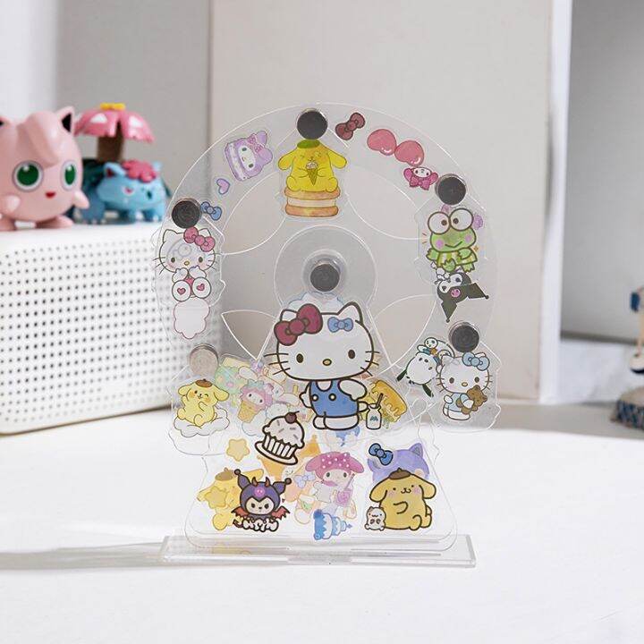 sanrio-ชุดเครื่องประดับชิงช้าสวรรค์หมุนได้แบบ-diy-gu-kakatong-ชิงช้าสวรรค์วัสดุ-diy-ชุดเครื่องประดับ-kulomi-melody