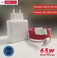 【Super Like】 ที่ชาร์จเร็วสำหรับ Oneplus 65W เครื่องชาร์จติดผนัง Warp Charge 65W พร้อมสายเคเบิ้ล EU US Cargador One Plus NCE 2 N10 10 9Pro