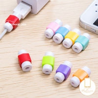 MissConnie 1ชิ้นอุปกรณ์ป้องกันเครื่องชาร์จยูเอสบี USB สำหรับ iPhone Android สีลูกกวาดเรียบง่าย