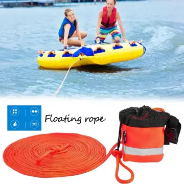 Throw Bag Floating Rope Reflective Line 16M for Water Sports Ice