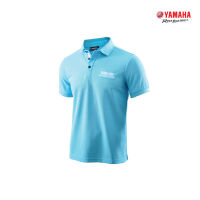 YAMAHA เสื้อโปโล Yamalube สีฟ้า