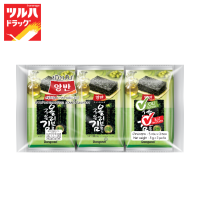 Yangban (OLIVE OIL) 1*3 /  ยังบัน สาหร่ายปรุงรสน้ำมันมะกอก 1*3