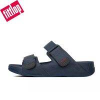 ▶มาใหม่◀ รองเท้าแตะหนัง ลายนูน FitFlops GOGH MOC 100% สําหรับผู้ชาย dgt