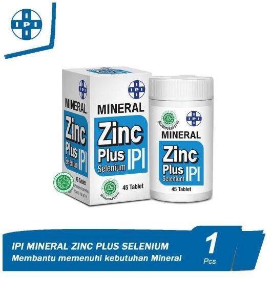 IPI MINERAL ZINC PLUS BOTOL 45 TABLET Lazada Indonesia