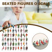 Scale Model Architecture Seated Figure Toys Miniature People Making Scene All Street For Diorama Construction Sitting V1T2