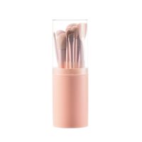 10pcs makeup brushes with casePortable transparent storage bucket suitable for travel makeup brush set Makeup Brushes Sets