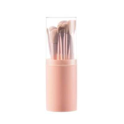 10pcs makeup brushes with casePortable transparent storage bucket suitable for travel makeup brush set Makeup Brushes Sets