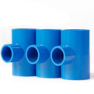 ；【‘； 2Pcs/Lot Inner Dia 63/75/90Mm PVC Pipe Tee Connector Reducing 3-Way Joints Aquarium Fish Tank Adapter Irrigation Tube Connectors