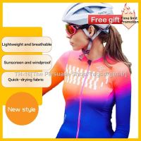 ✉ [Ready Stock] FIHCO Woman Cycling Jerseys Long sleeve Outdoor Quick Dry Sports Shirt Mountain Bike Cycling Clothes Long sleeve