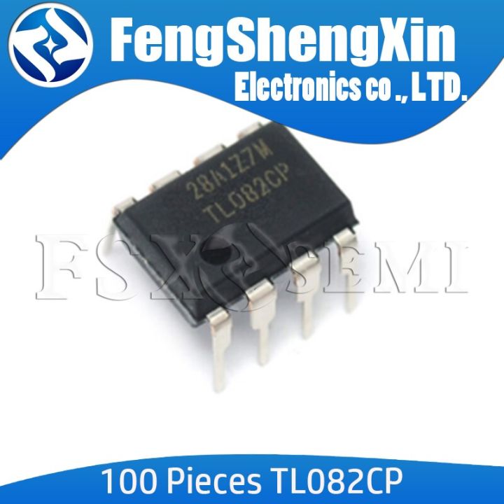 100pcs/lot TL082 DIP TL082CP TL082CN Operational amplifier IC DIP-8
