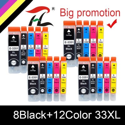 20PK Compatible EPSON 33XL 33 Ink Cartridge For T3351 T3361 Expression Premium XP 530 540 630 640 635 645 830 900 Printer Ink Cartridges